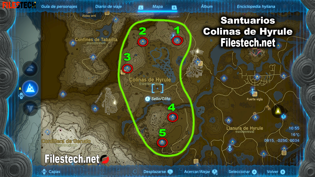 Santuarios de las Colinas de Hyrule - Zelda Tears of the Kingdom